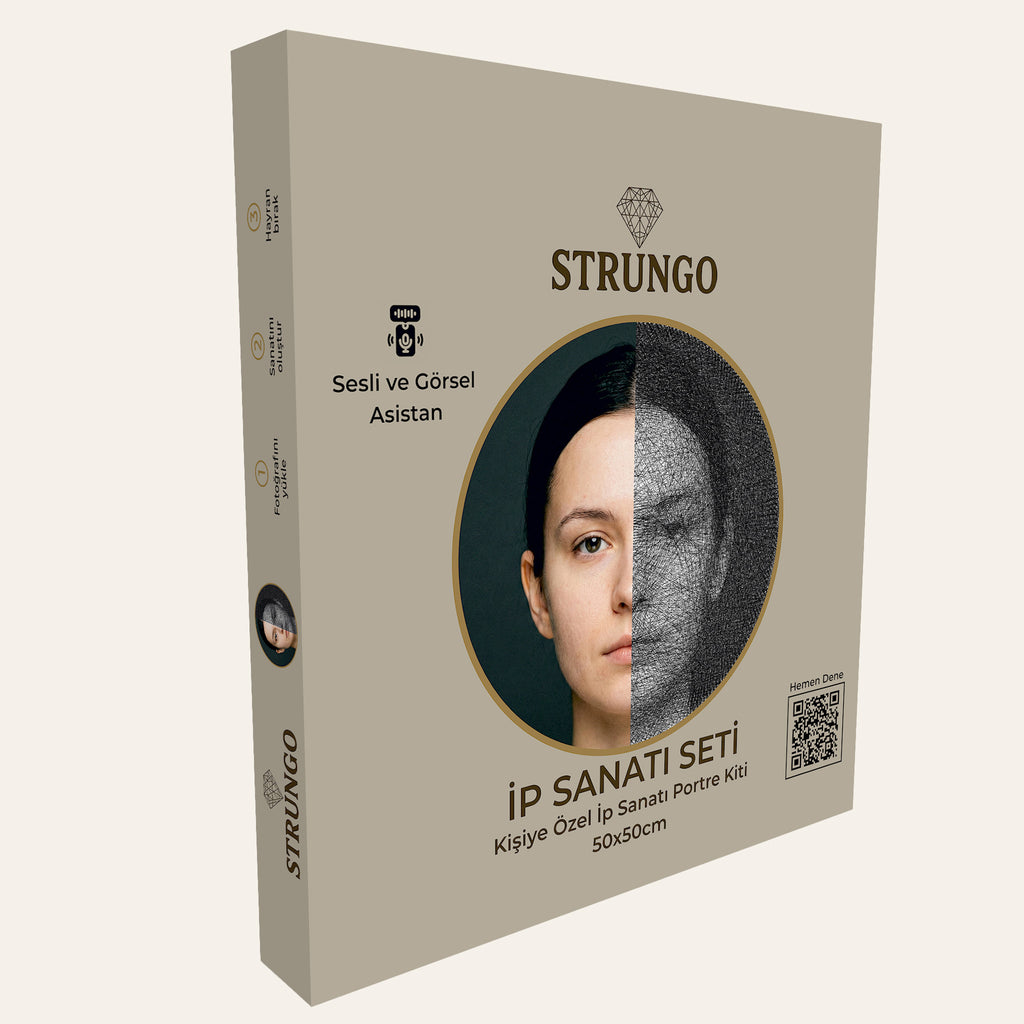 Strungo İp Sanatı Seti - Kutu Ön Yüzü
